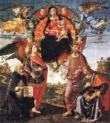 GHIRLANDAIO, Domenico Madonna in Glory with Saints oil painting on canvas